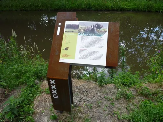 Informatieborden natuurvriendelijke routes